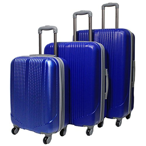 Argo Sport Romulus 3-Piece Expandable Hardside Spinner Luggage Set - Navy