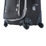 Olympia Luggage Skyhawk 26 Inch Expandable Vertical Rolling Case,Black,One Size