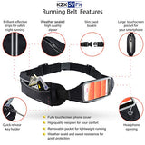 KZX Fit Running Belt for Phone – Detachable Fanny and Waist Pack for Hands-Free Workout –