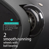 Coolife Rolling Duffel Travel Duffel Bag Wheeled Duffel Carry-On/Cabin Size 8 Pockets