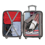 Citadel Deluxe 20" and 24" Hardside Spinner Luggage Set by Travelpro, Gun Metal Gray