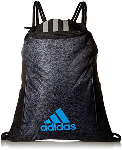 adidas Team Issue II Sackpack, Onix Pixel/Black/Bright Blue, One Size
