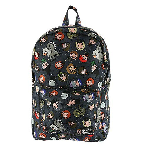 Loungefly Harry Potter Chibi Character All Over Print Backpack