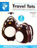 Heys Kids 2Pc. Travel Tots (Penguin) Lightweight Luggage & Backpack Set