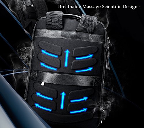 BOPai Mochila inteligente ampliable grande de 15.6 pulgadas para viajes, resistente al agua, antirrobo, mochila para laptop con carga USB, mochila para computadora portátil de negocios para hombre BOPai Mochila inteligente ampliable grande de 15.6 pulgadas para viajes, resistente al agua, antirrobo, mochila para laptop con carga USB, mochila para computadora portátil de negocios para hombre