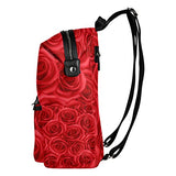 Colourlife Red Roses Stylish Casual Shoulder Backpacks Laptop School Bags Travel Multipurpose