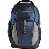 Perry Ellis Men'S P19 Business Tablet Pocket Laptop Backpack, Navy, One Size