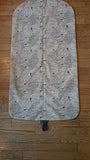 Carry It Well Women'S Hanging Garment Bag Pewter Map Print