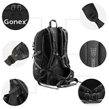 Gonex Updated 35L Hiking Backpack, Water Repellent Camping Outdoor Trekking Daypack, Backpack Cover