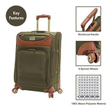 Caribbean Joe 28 Inch 8 Wheel Spinner, Olive Green, One Size