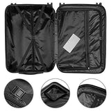 Luggage Set 20" 24" 28" 3 Piece Hardside Suitcase with Spinner Wheel TSA Lock Lightweight Carry On