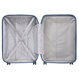 Delsey Luggage Embleme 3 Piece Polycarbonate Lug, Blue