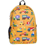 Wildkin 15 Inch Backpack, Extra Durable Backpack with Padded Straps and Interior Moisture-Resistant Lining, Perfect for School or Travel, Olive Kids Design – Under Construction