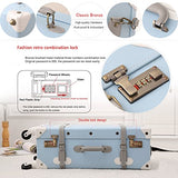 Unitravel Vintage Suitcase Hard Shell Rolling Carry On Luggage Trolley Retro Trunk