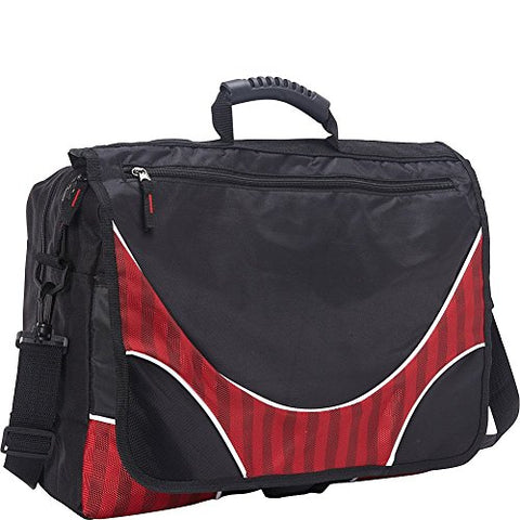 Goodhope Unisex-Adult Bags The City Damier'S Tsa Messenger Bag, Red