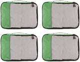 Amazonbasics 4-Piece Packing Cube Set - Medium, Green