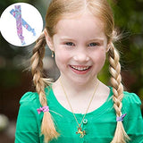 Drawstring Bag for Unicorn Gifts for Girls Include Necklace Bracelet Hair Tie