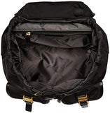 Calvin Klein womens Calvin Klein Bailey Nylon Backpack, black/gold, One Size
