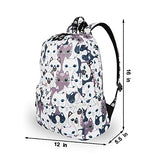 Violet Mist Unicorn School Backpack Bag Waterproof Canvas for Girls Boys Adults