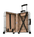 Rimowa Classic Flight Carry On Luggage Iata 21" Inch Cabin Multiwheel 33L Tsa Suitcase Silver