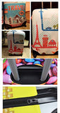 Bigcardesigns Chriatmas Red Luggage Covers Animal Dog Designs Spandex Elestric Zipper Covers Size S