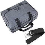 Vangoddy Chrono Grey Universal Tote Messenger Bag For Acer Aspire R / Aspire One / Chromebook 13.3"