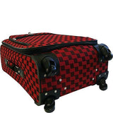 American Flyer Madrid 5 Piece Spinner Luggage Set (Black Blue)