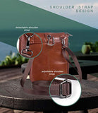 Hengwin Crossbody Shoulder Bag Men Purse Leather Phone Holster iPhone Pouch Case