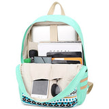 School Backpack for Girls Canvas Backpack Laptop Bookbag Shoulder Daypack Bag Clutch Pencil Pouch
