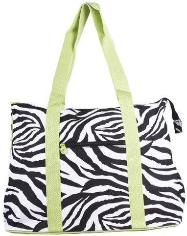 Ever Moda Zebra Print Tote Bag X-Large