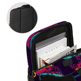 LORVIES American Muscle Car in Retro Neon Style Painting School Bag for Student Bookbag Women Travel Backpack Casual Daypack Travel Hiking Camping