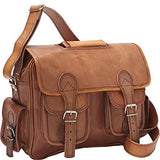 Sharo Leather Bags Satchel (Dark Brown)