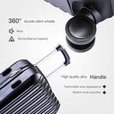 Murtisol 3 Pieces ABS Luggage Sets Hardside Spinner Lightweight Durable Spinner Suitcase 20" 24"