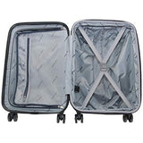 Kenneth Cole Reaction Scott's Corner 20" Expandable 8-wheel Carry-on Spinner Luggage With Tsa Locks Navy