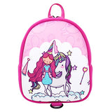 Insulated Toddler Backpack Neoprene Preschool Book Bag(Unicorn2,Small)