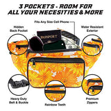 SoJourner Sunflower Floral Fanny Pack - Cute Packs for men, women festivals raves | Waist Bag Fashion Belt Bags