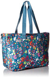 Vera Bradley Lighten Up Expandable Tote, Polyester, Superbloom Sketch