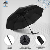 Rain-Mate Compact Travel Umbrella - Windproof, Reinforced Canopy, Ergonomic Handle, Auto Open/Close