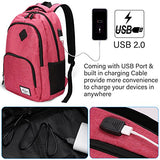 Laptop Backpack with USB Charging Port 15.6 Inch Compartment 35L for Travel Business School Daily
