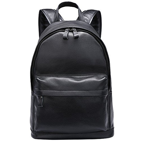 Berchirly Vintage Leather Laptop Backpack College School Bookbag Travel Rucksack