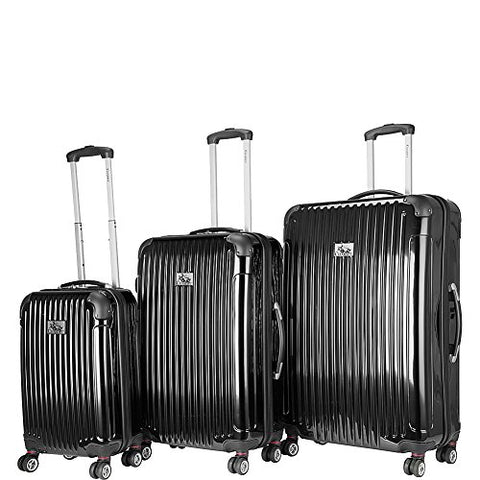 Chariot Paola 3-Piece Luggage Set Black