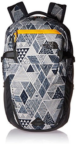 The North Face Unisex Iron Peak Backpack Trickonometry Print/Radiant Yellow Backpack