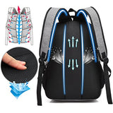 AUGUR Unisex Laptop Backpack Lightweight Casual School Bookbag Travel Daypack Backpack for Men