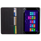 Vangoddy Mary Wallet Portfolio Case For Nuvision Tm1088 10.1-Inch Tablet (Pink Checker)