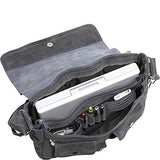 David King & Co. North South Laptop Messenger, Tan, One Size