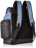 Diesel Men's Bag M-CAGE Back-Backpack, Peacoat Blue/Black, One Size