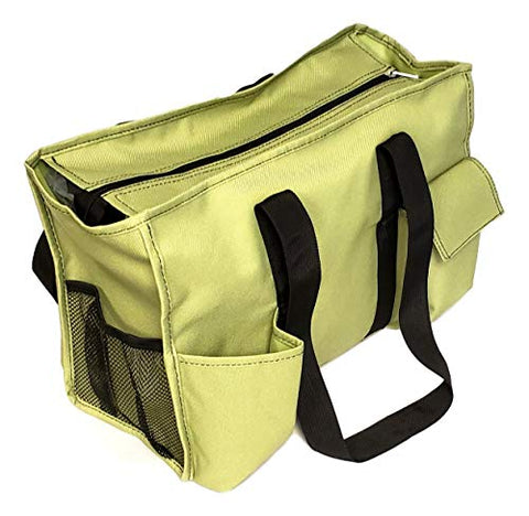 Solid Color Zipper Top Organizing Game Day Tote Diaper Bag Weekender Tailgate Can Be Personalized