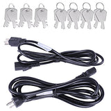 Aw Pink Rolling Makeup Case Pro Hair Stylist Barber Artists Case Multifunction Lighted Lockable