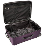 Rockland Luggage 2 Piece Set, Purple, One Size