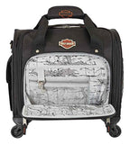 Harley-Davidson 15.5 in. Wheeling Carry-On Plane Case, Black 99818-BLACK